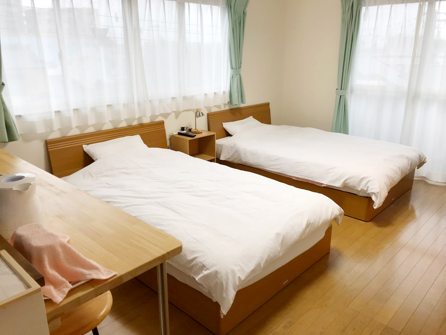 八幡宮など富士市の観光に便利！富士市でリーズナブル、格安で広い部屋へ泊まるなら、ゲストハウスのむらへ。